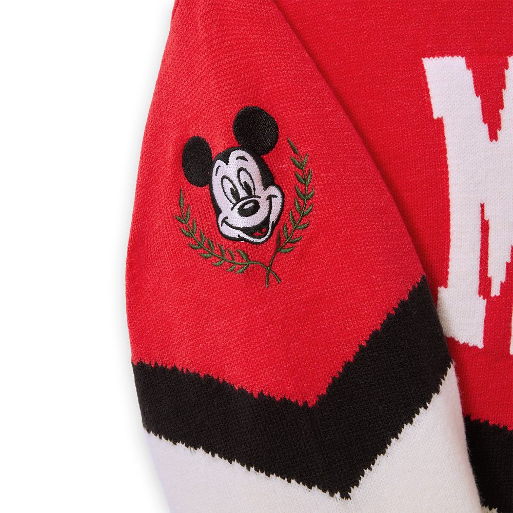 Mickey Mouse Collegiate Pullover Knit Sweater for Women - Exclusive