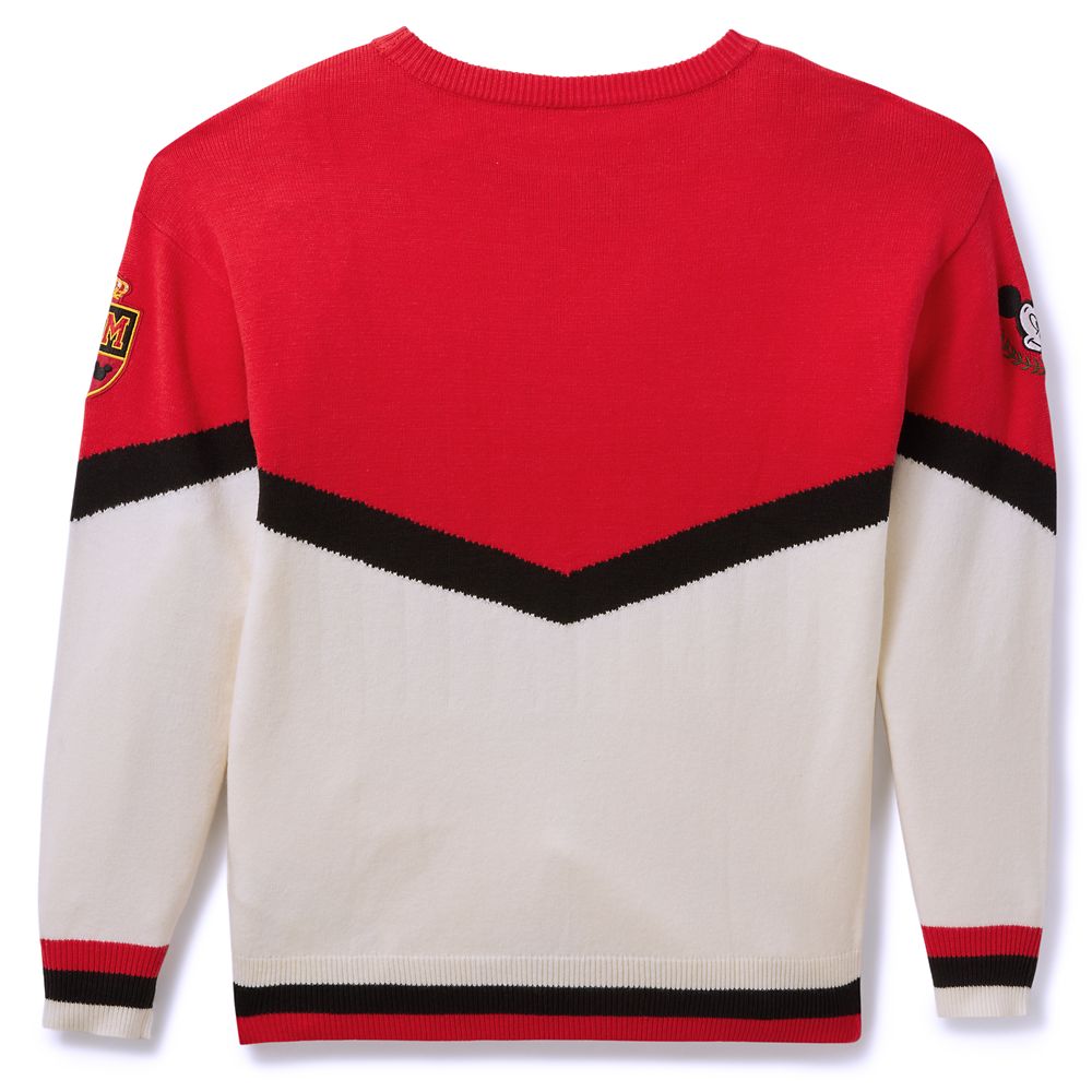 Mickey Mouse Collegiate Pullover Knit Sweater for Women - Exclusive