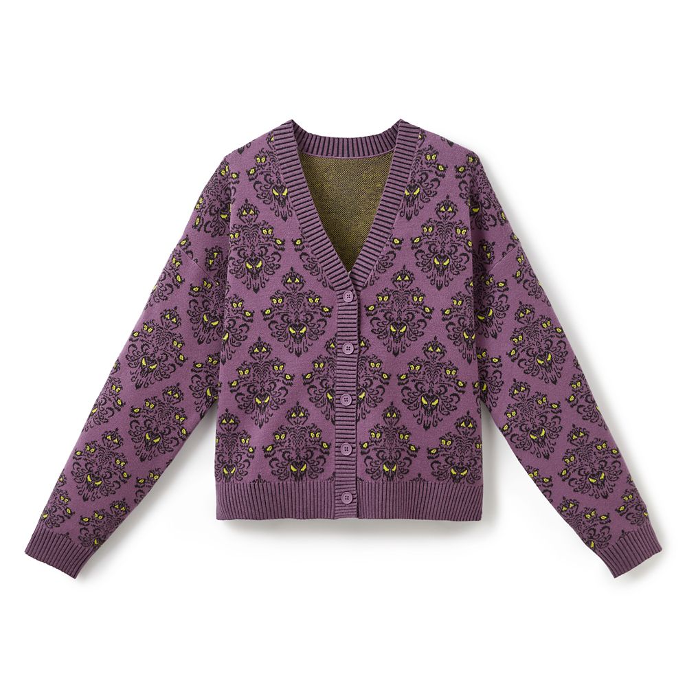 The Haunted Mansion Wallpaper Cardigan for Women