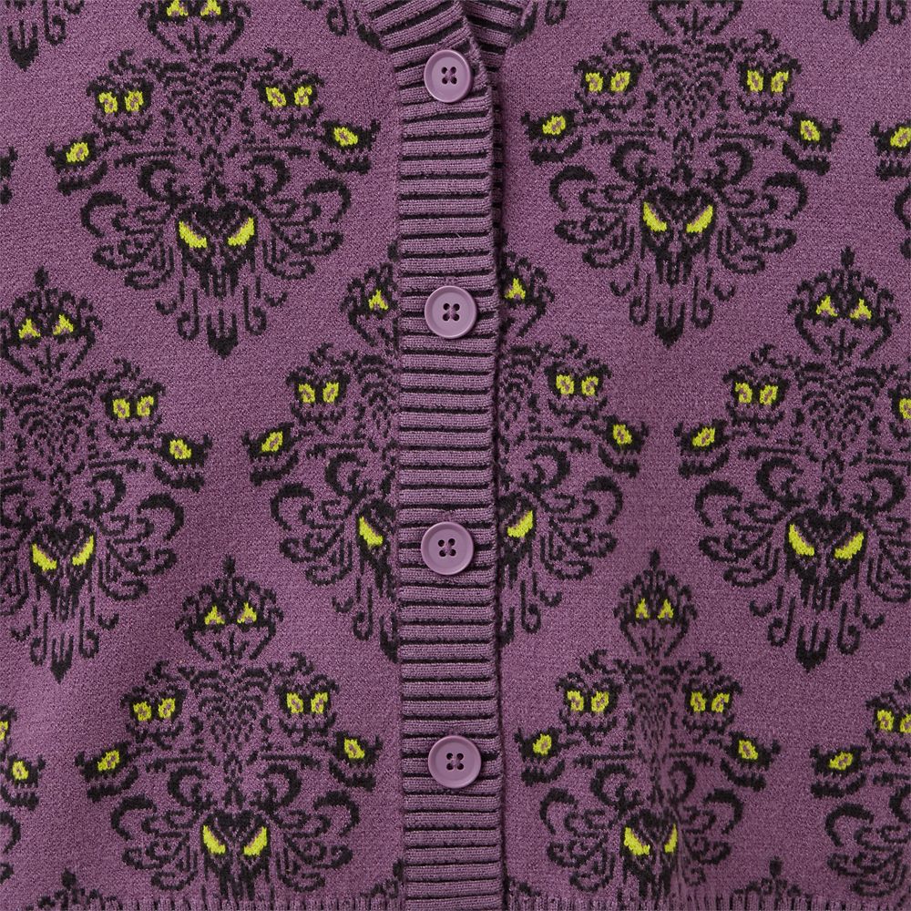The Haunted Mansion Wallpaper Cardigan for Women
