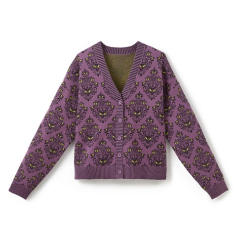 Женские кардиганы Disney The Haunted Mansion Wallpaper Cardigan for Women