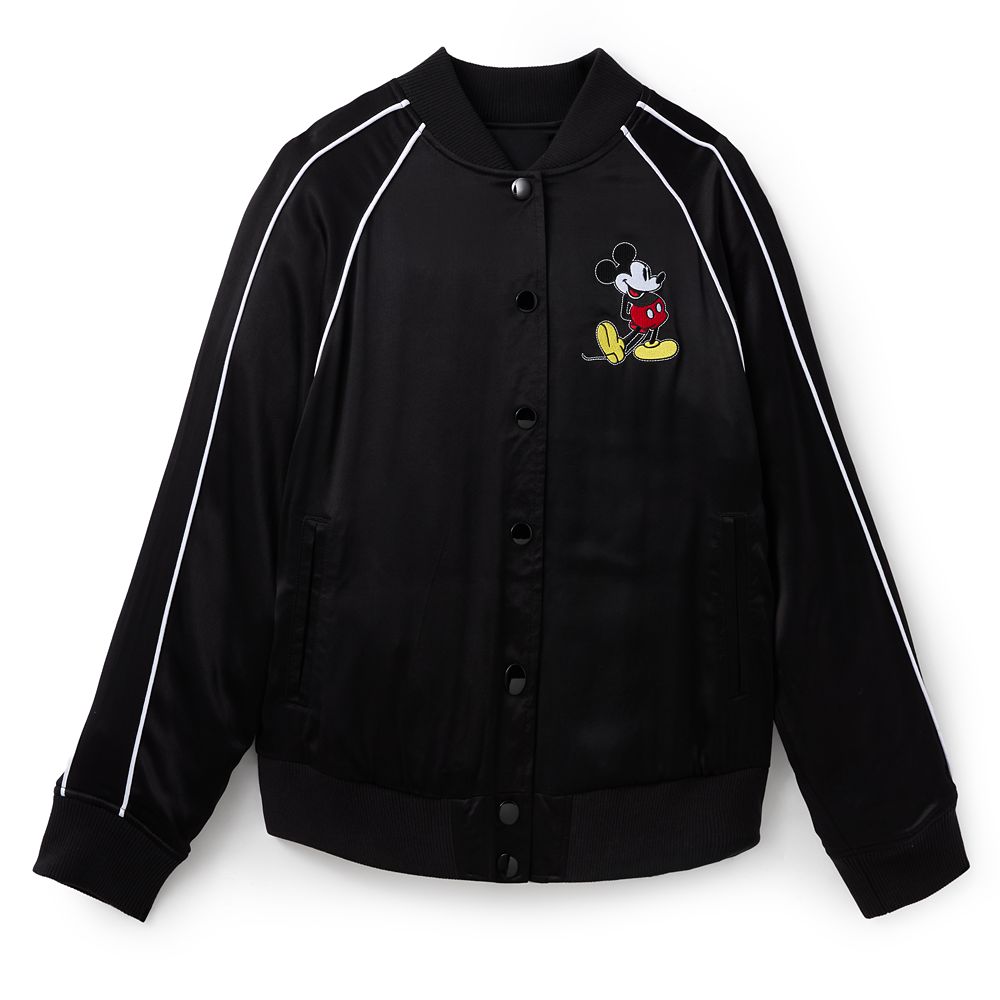 Mickey Mouse Satin Jacket for Adults Official shopDisney