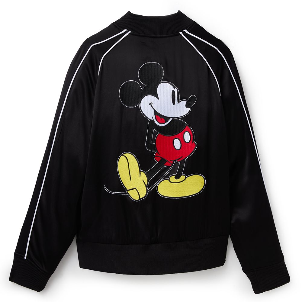 Mickey Mouse Satin Jacket for Adults | Disney Store
