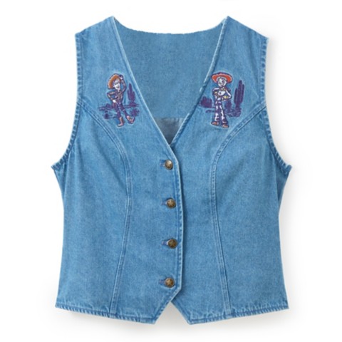 Женские жилеты Disney Toy Story Denim Vest for Women