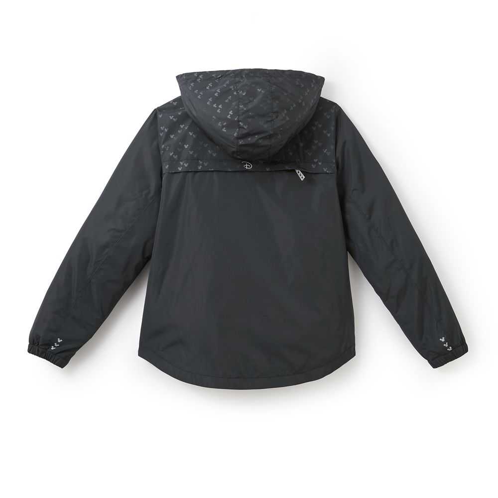 Mickey Mouse Icon Zip Packable Hooded Rain Jacket for Women