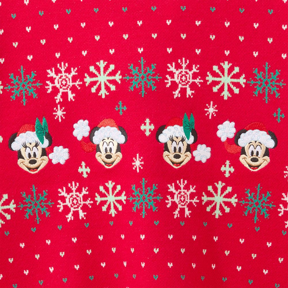 Mickey and Minnie Mouse Holiday Cardigan Sweater for Women