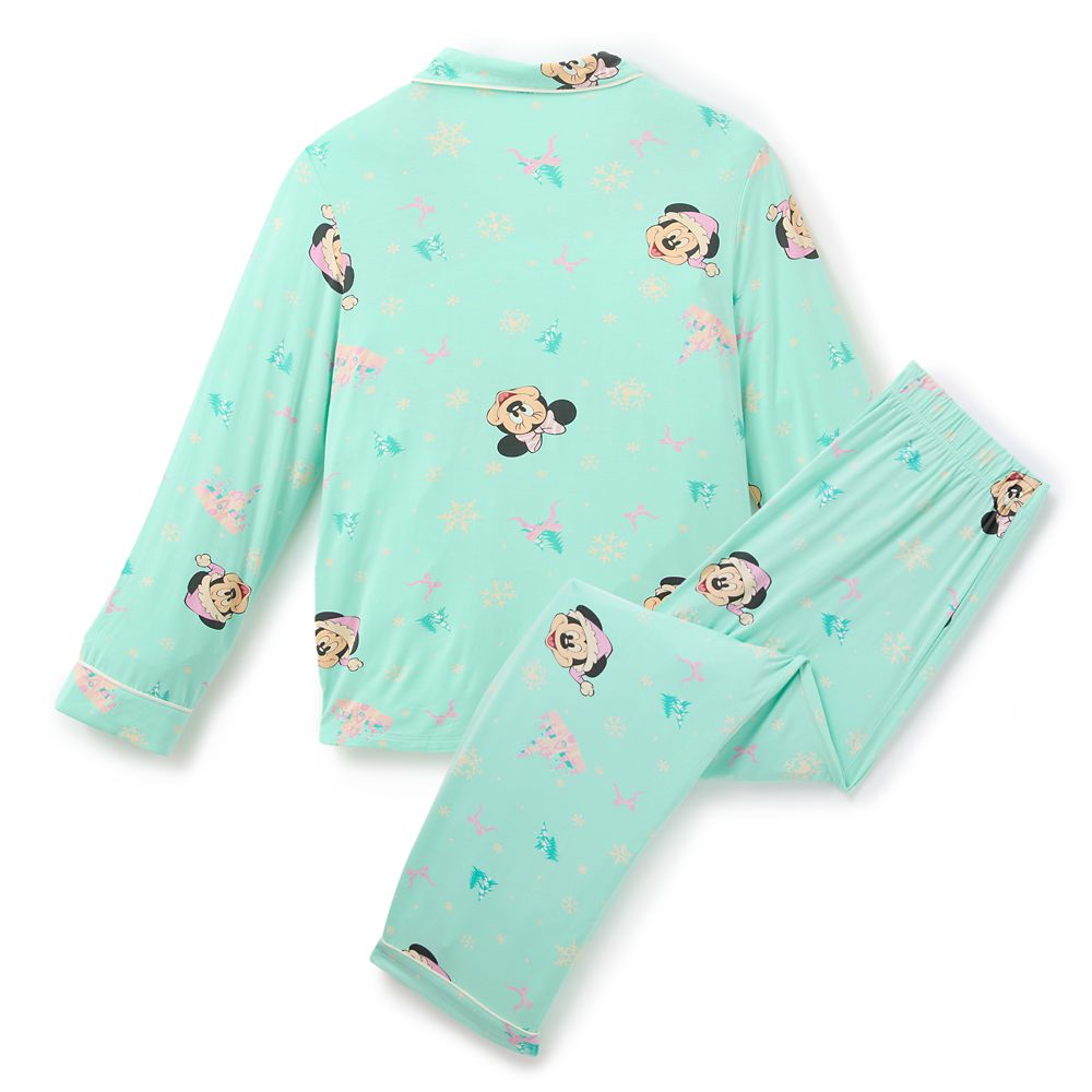 Santa Mickey and Minnie Mouse Holiday Sleep Set for Women