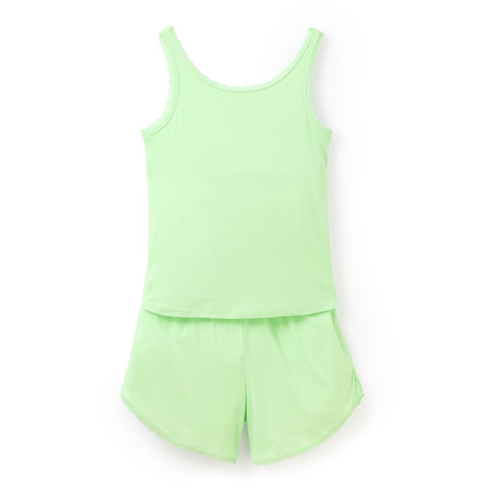 Mickey Mouse Icon Pointelle Camisole and Shorts Sleep Set for Women