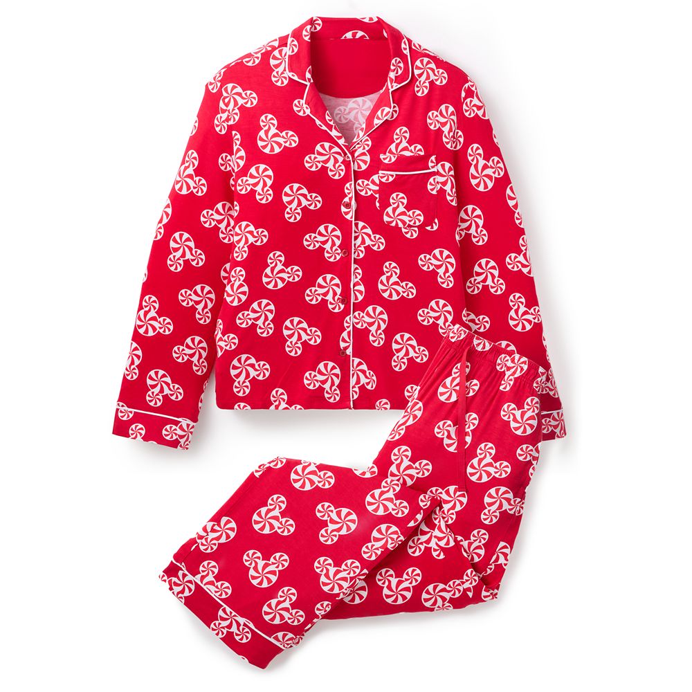 Mickey Mouse Icon Peppermint Swirl Holiday Sleep Set for Women Official shopDisney