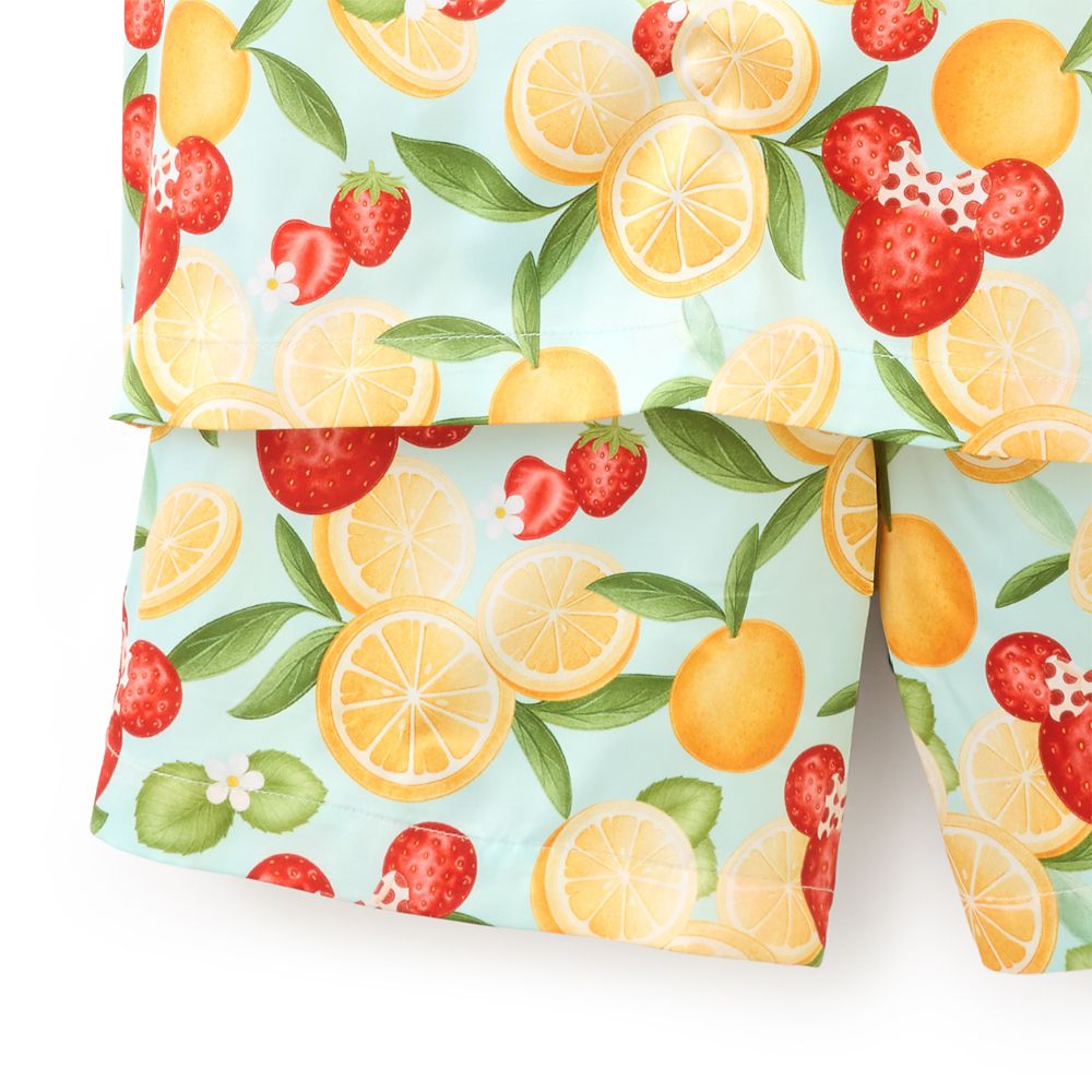 Mickey and Minnie Mouse Icon Strawberry and Oranges Sleep Set for Women