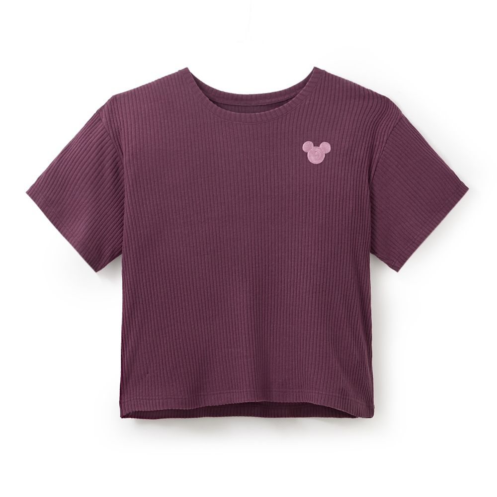 Mickey Mouse Icon Knit Top for Women &ndash; Black Cherry
