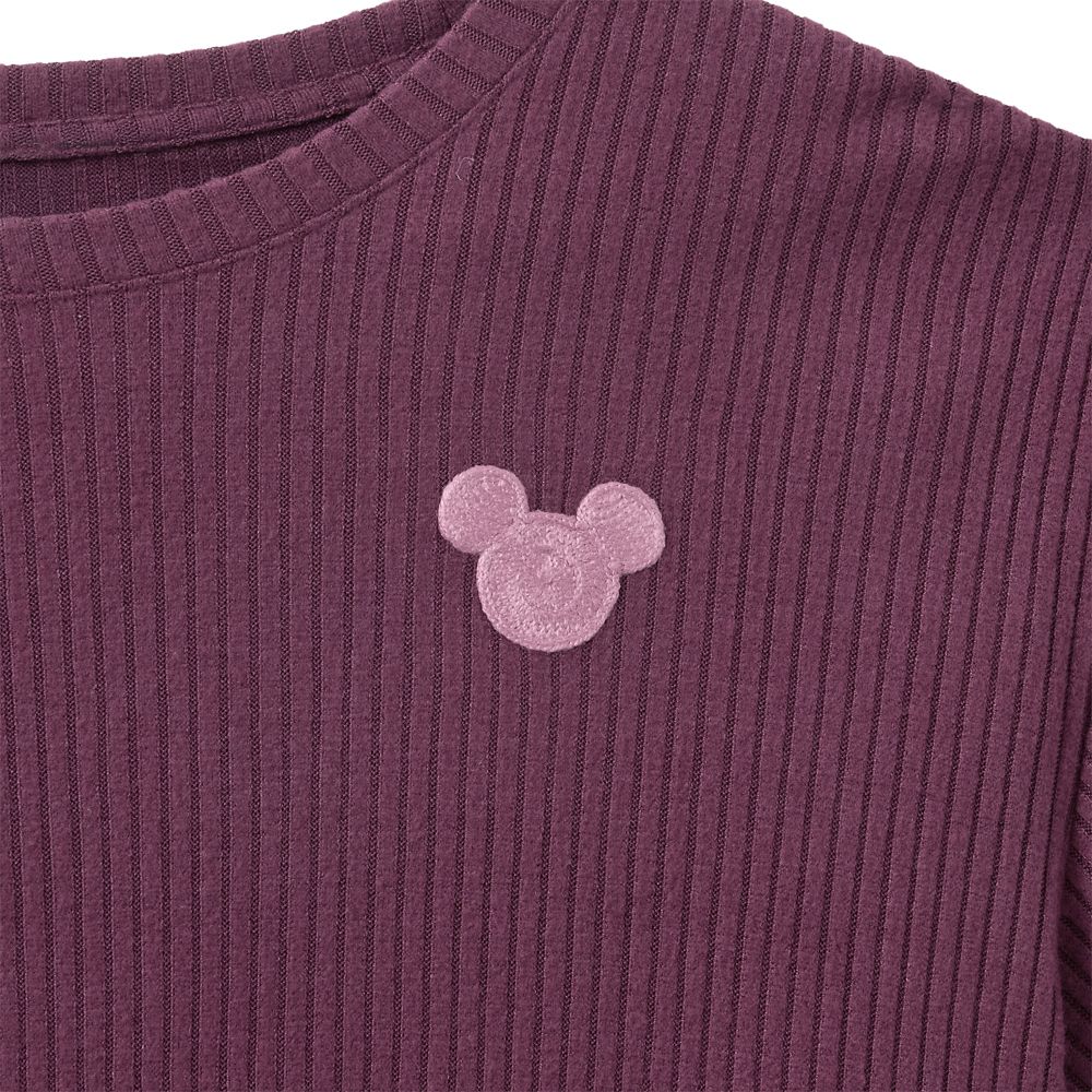 Mickey Mouse Icon Knit Top for Women &ndash; Black Cherry
