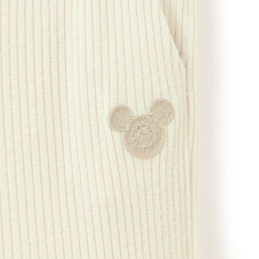 Mickey Mouse Icon Knit Lounge Pants for Women &ndash; Cream