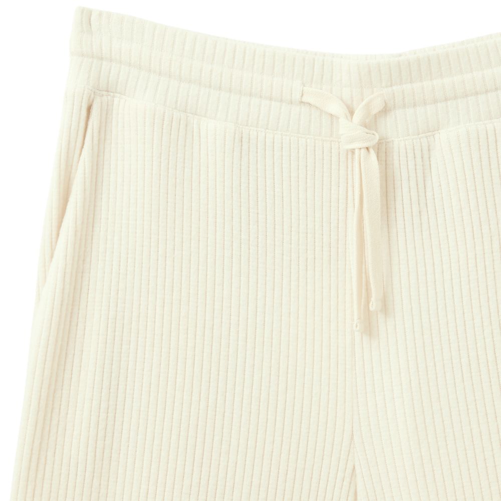 Mickey Mouse Icon Knit Lounge Pants for Women &ndash; Cream