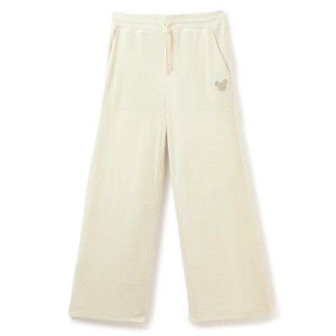 Женские брюки Disney Mickey Mouse Icon Knit Lounge Pants for Women – Cream