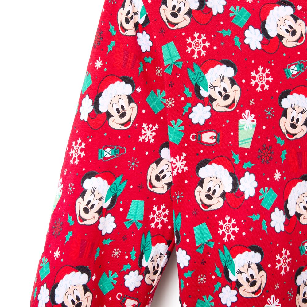 Santa Mickey and Minnie Mouse Holiday Sleep Set for Women