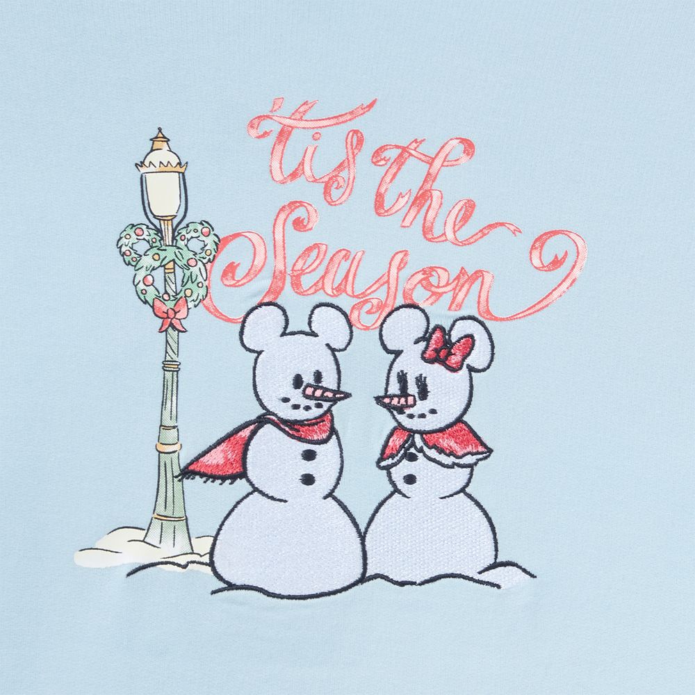 Mickey and Minnie Mouse '''Tis the Season'' Pullover Sweatshirt for Women