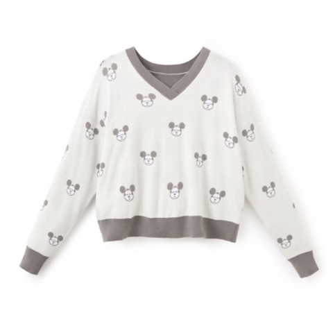 Женские свитеры Her Universe Mickey Mouse V-Neck Sweater for Women by
