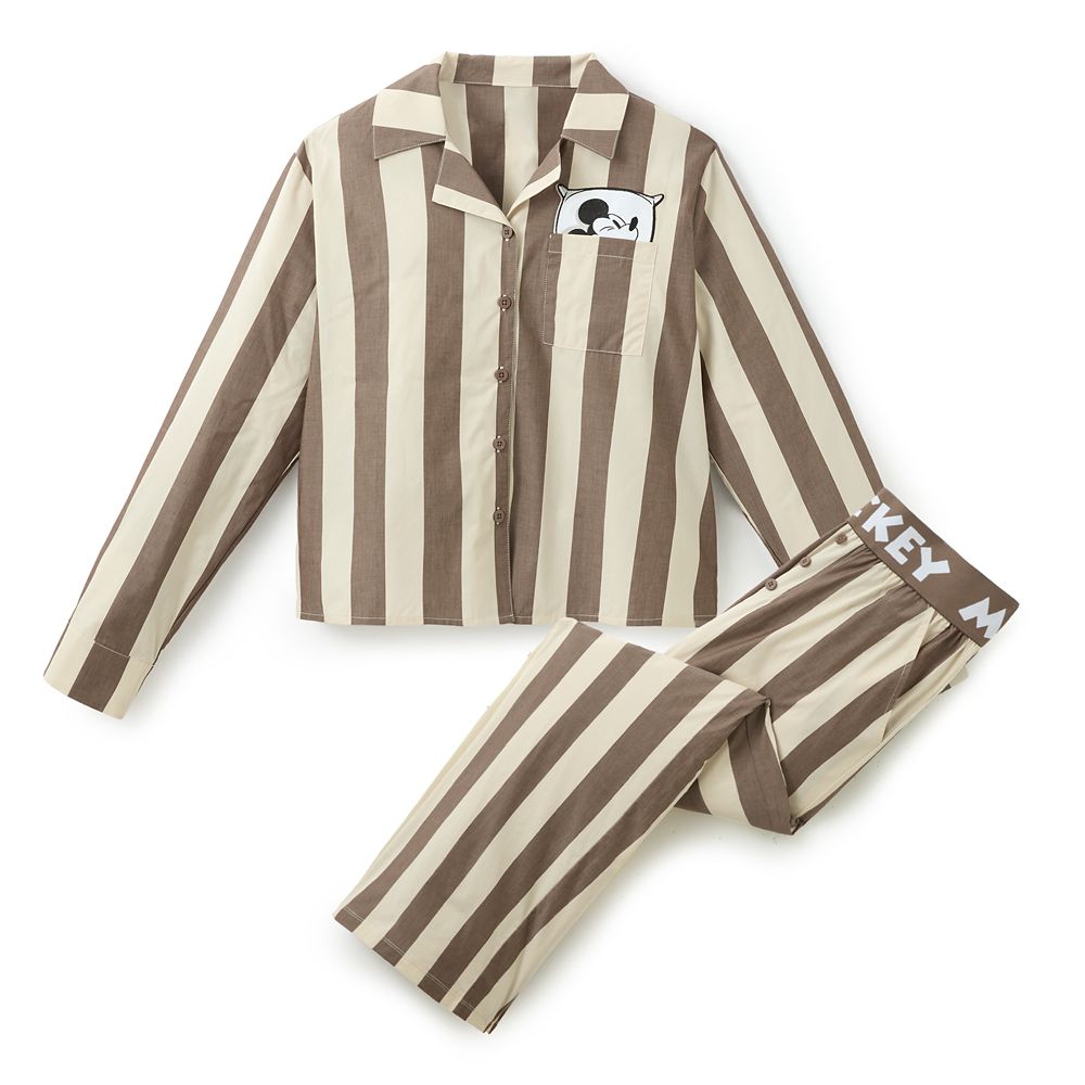 Mickey Mouse Striped Sleep Set for Women by Her Universe