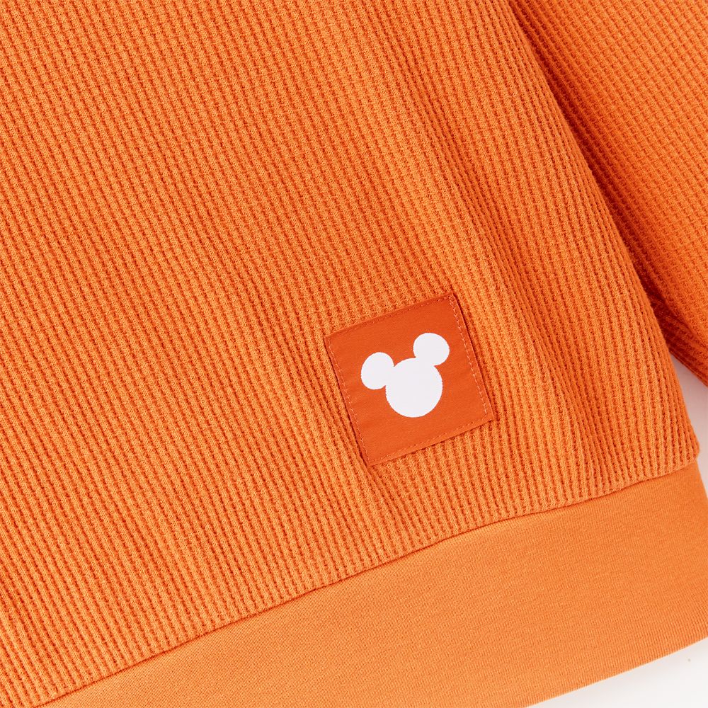 Mickey Mouse Icon Waffle Pullover Hoodie for Women