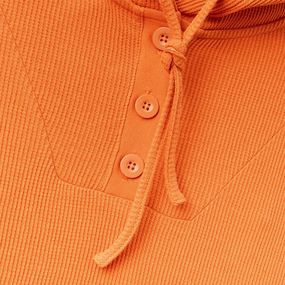 Mickey Mouse Icon Waffle Pullover Hoodie for Women