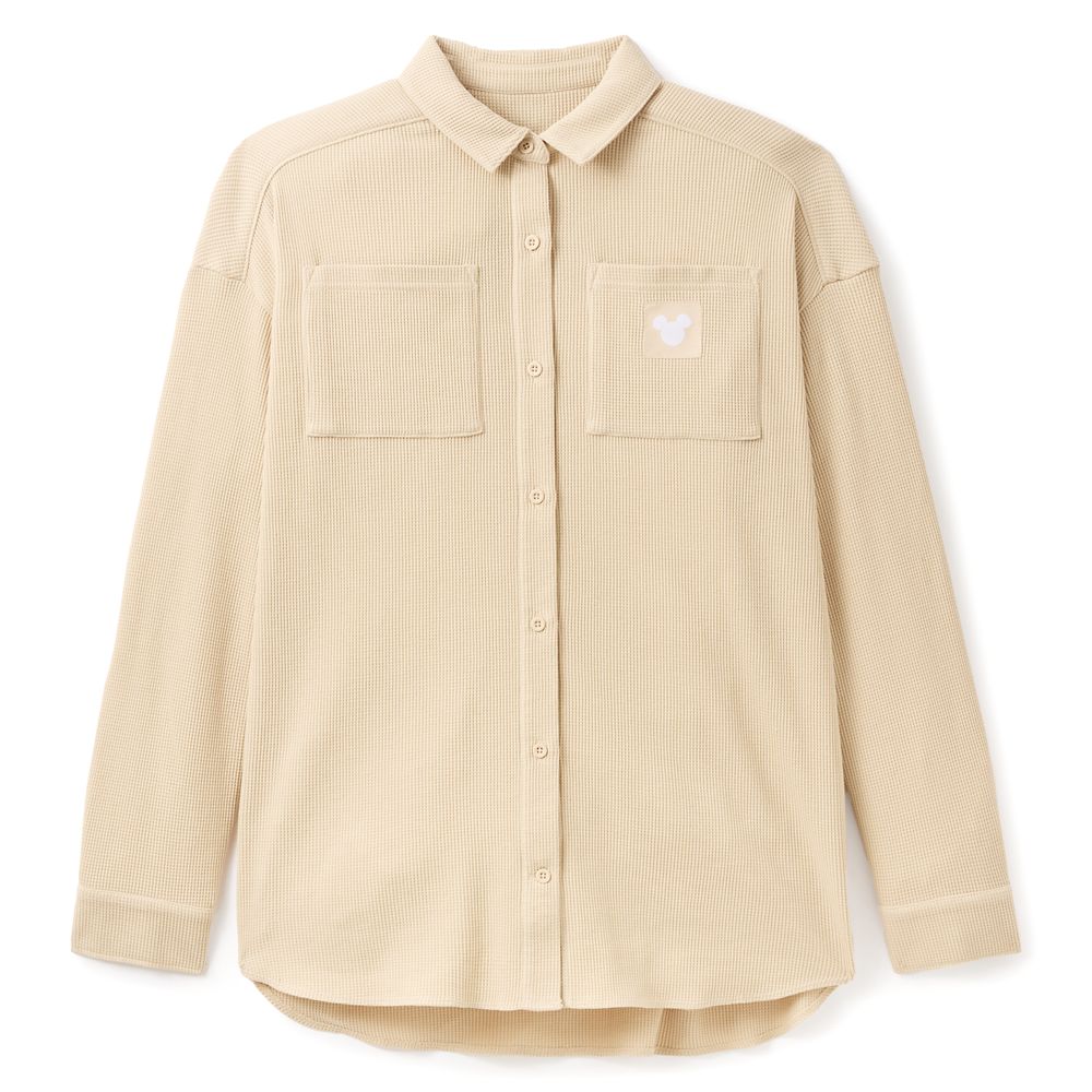 Mickey Mouse Icon Waffle Button Down Shirt for Women Official shopDisney
