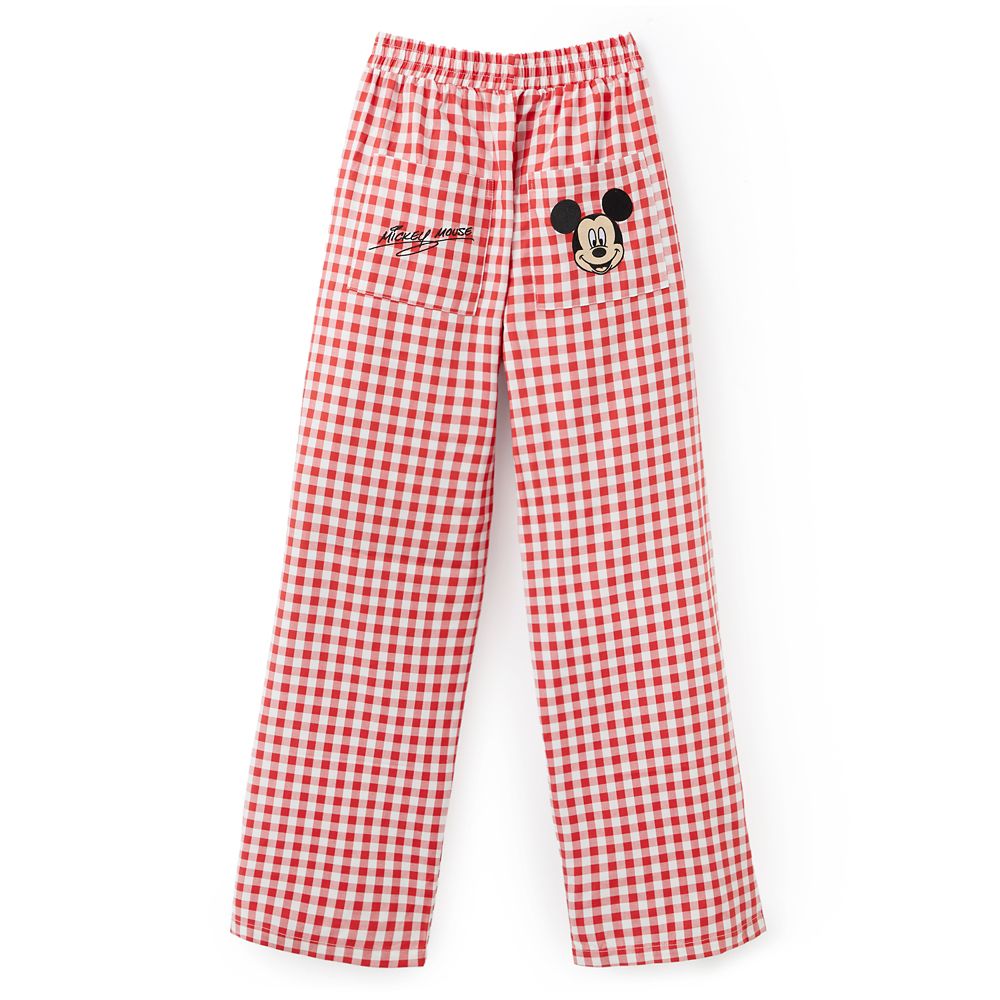 Mickey Mouse Gingham Lounge Pants for Women by Cakeworthy