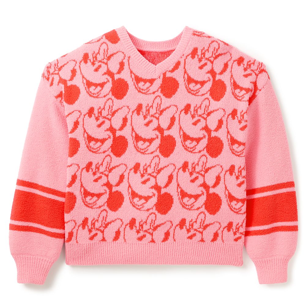 Minnie Mouse Boucle V-Neck Sweater for Women Exclusive Official shopDisney