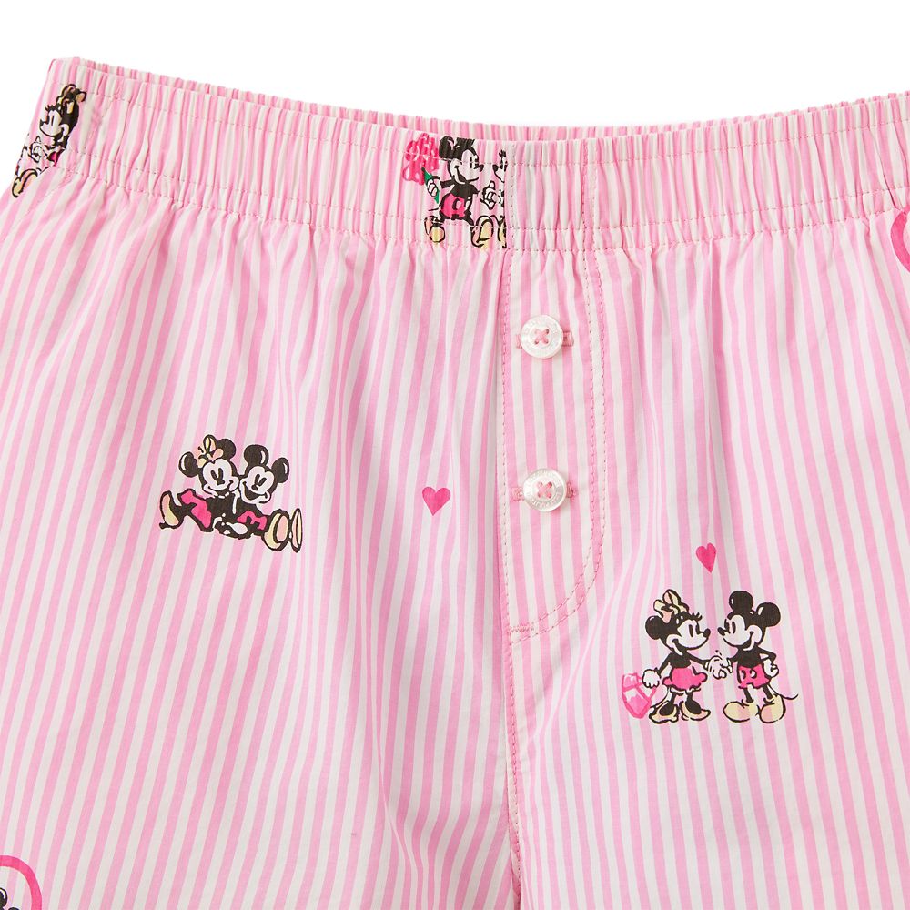 Mickey and Minnie Mouse Elly Pajama Boxer for Women by Lilly Pulitzer &ndash;&nbsp;Disney Parks