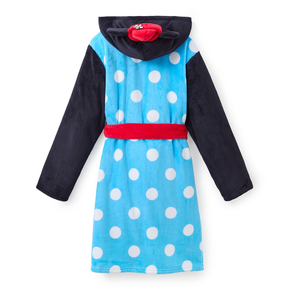 Minnie Mouse Plush Hooded Robe for Women
