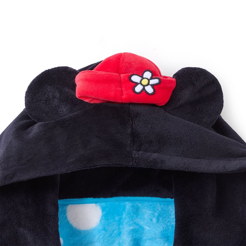 Minnie Mouse Plush Hooded Robe for Women