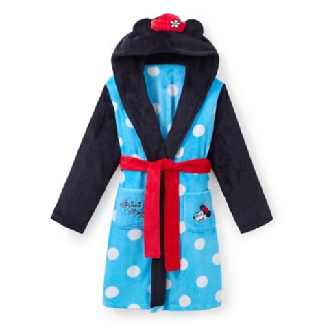 Disney Minnie Mouse Plush Hooded Robe for Women