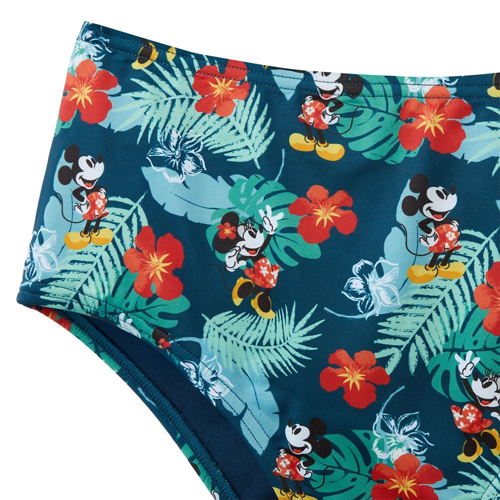 Mickey and Minnie Mouse Two-Piece Tropical Swimsuit for Women