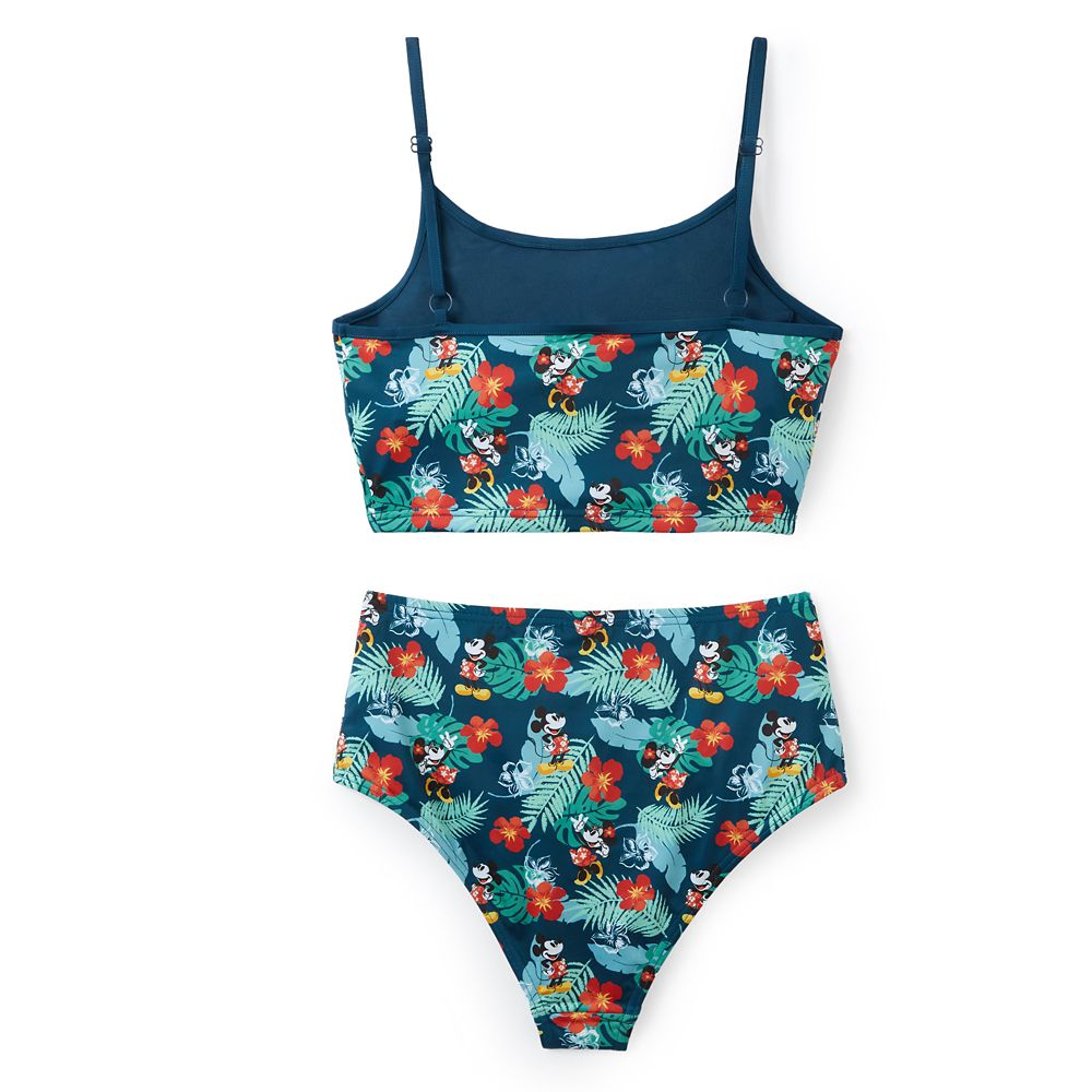 Mickey and Minnie Mouse Two-Piece Tropical Swimsuit for Women