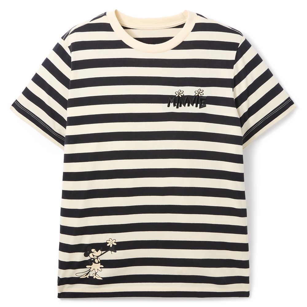 Minnie Mouse Striped T-Shirt for Women