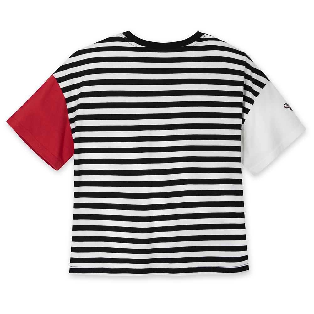 Mickey and Minnie Mouse Striped T-Shirt for Women - Exclusive