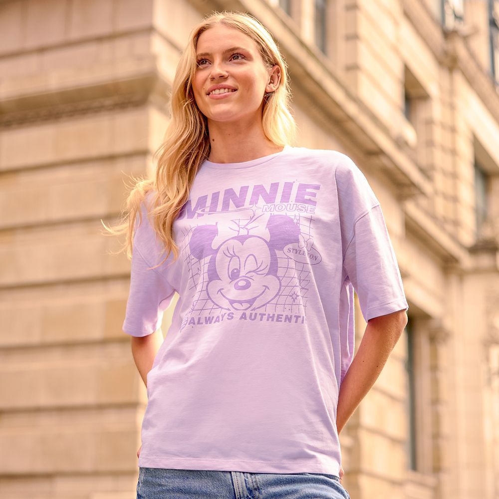 Minnie Mouse Purple T-Shirt for Women