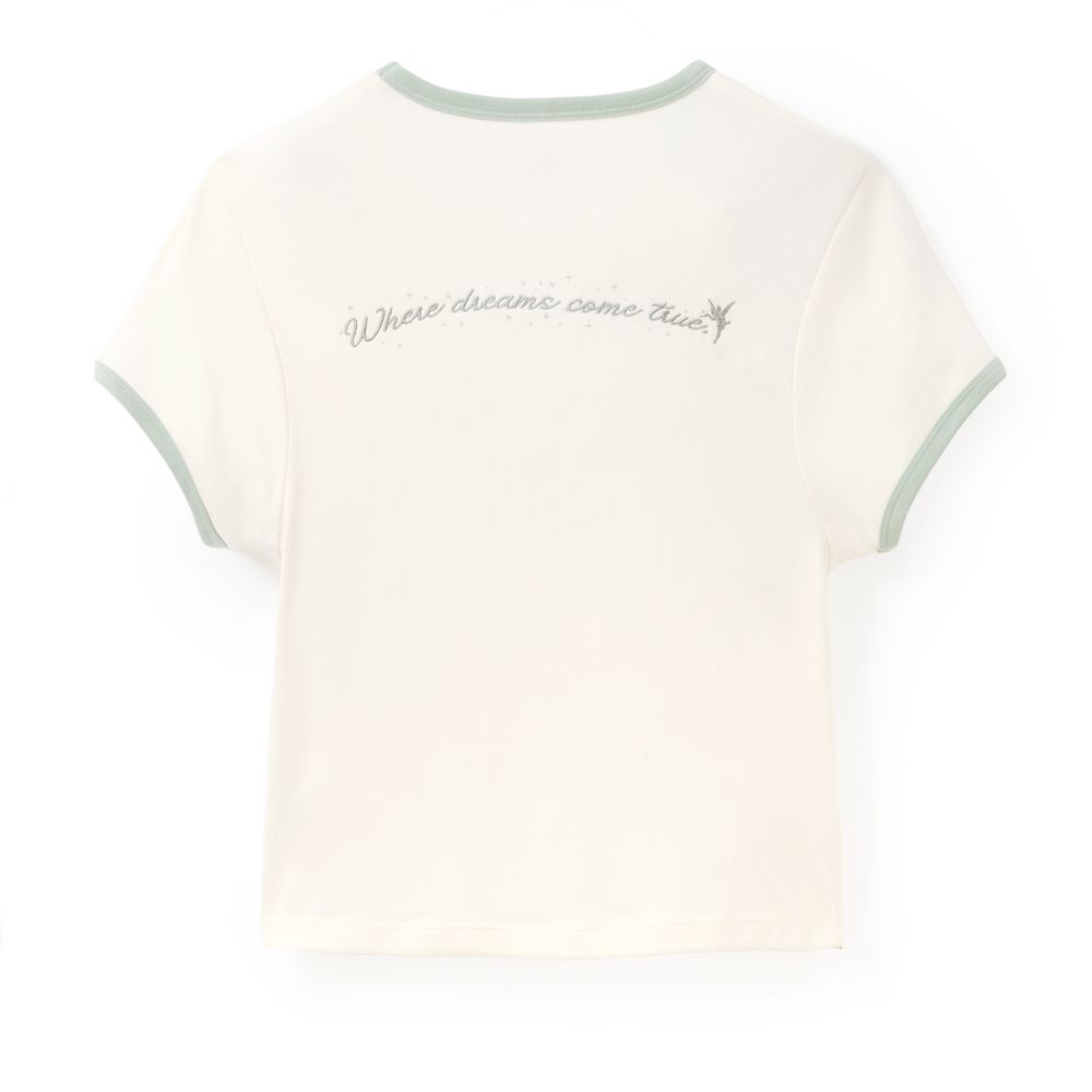Tinker Bell ''Where Dreams Come True'' Ringer T-Shirt for Women &ndash; Peter Pan