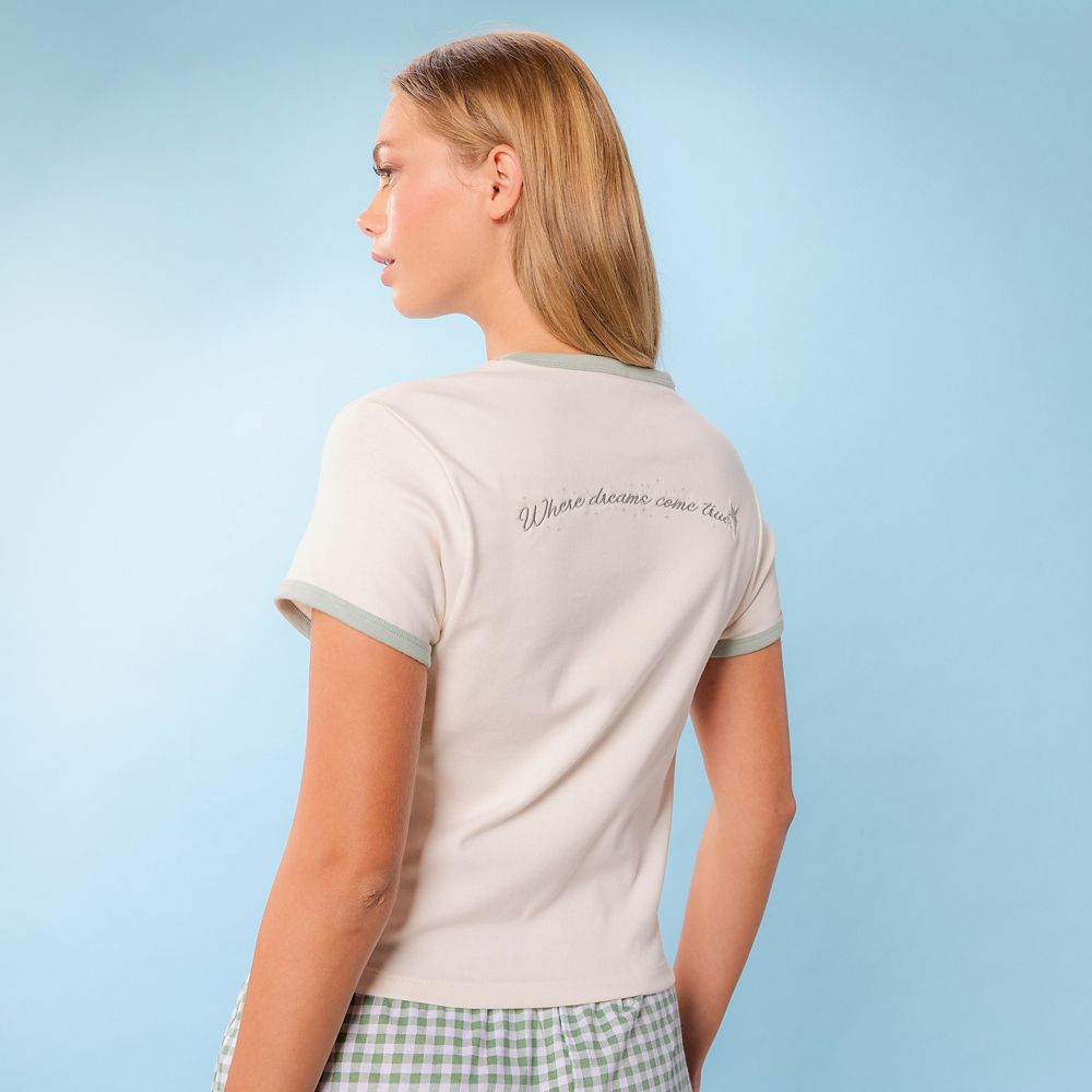 Tinker Bell ''Where Dreams Come True'' Ringer T-Shirt for Women &ndash; Peter Pan