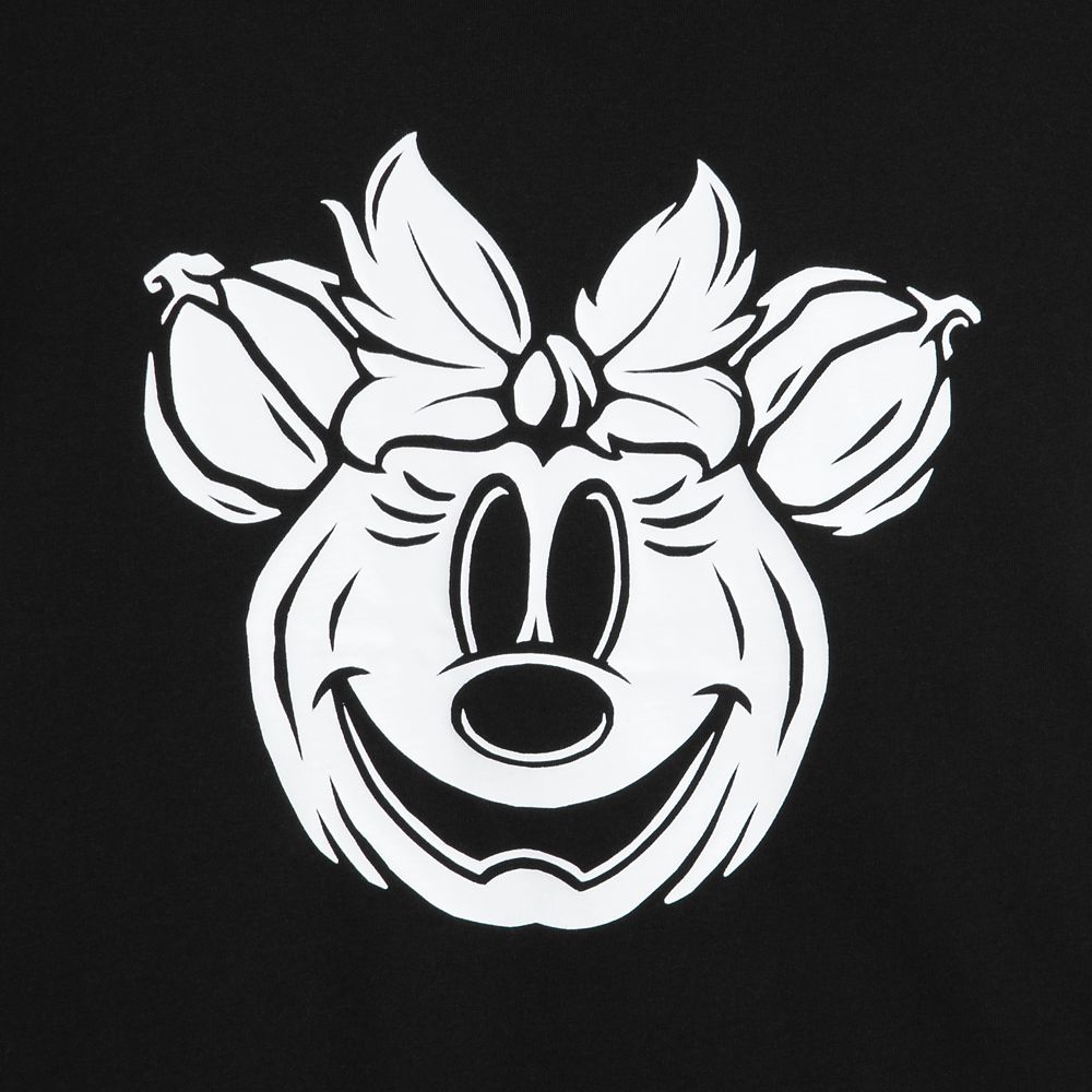 Minnie Mouse Jack-o'-Lantern Glow-in-the-Dark T-Shirt for Women