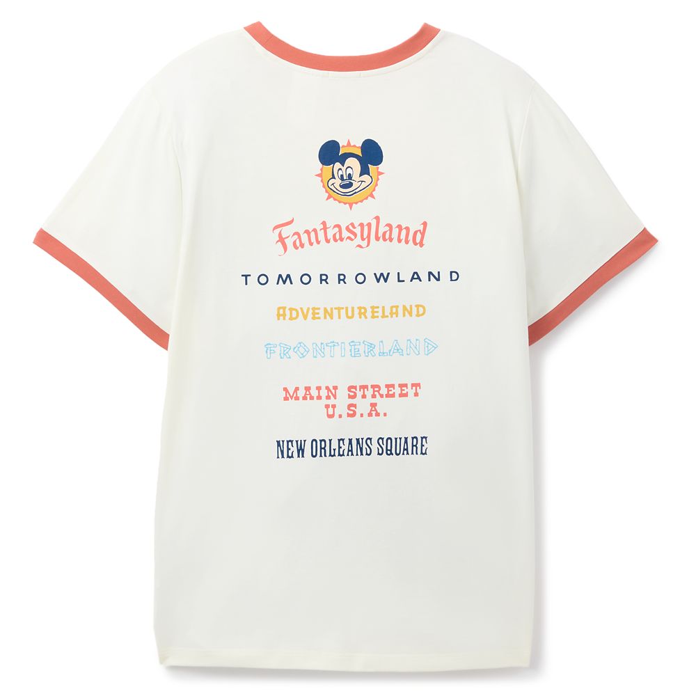 Mickey Mouse Ringer T-Shirt for Women - Disneyland 70th Anniversary