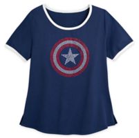 Captain America Rhinestone T-Shirt for Women Official shopDisney