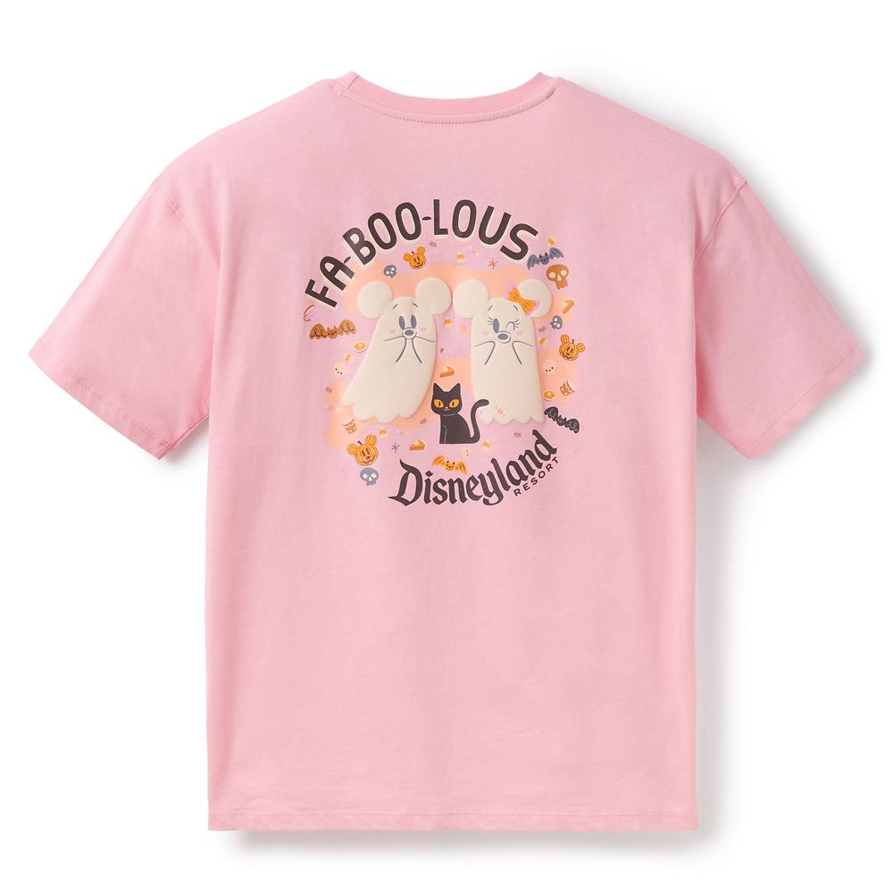 Mickey and Minnie Mouse Cutie Ghost T-Shirt for Women - Disneyland