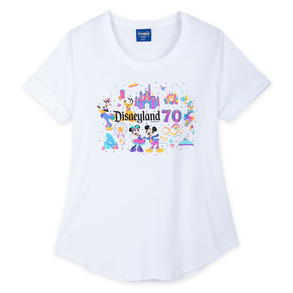 Disneyland 70 Tシャツ Personalized Disneyland 70th Anniversary Shirt, Mickey