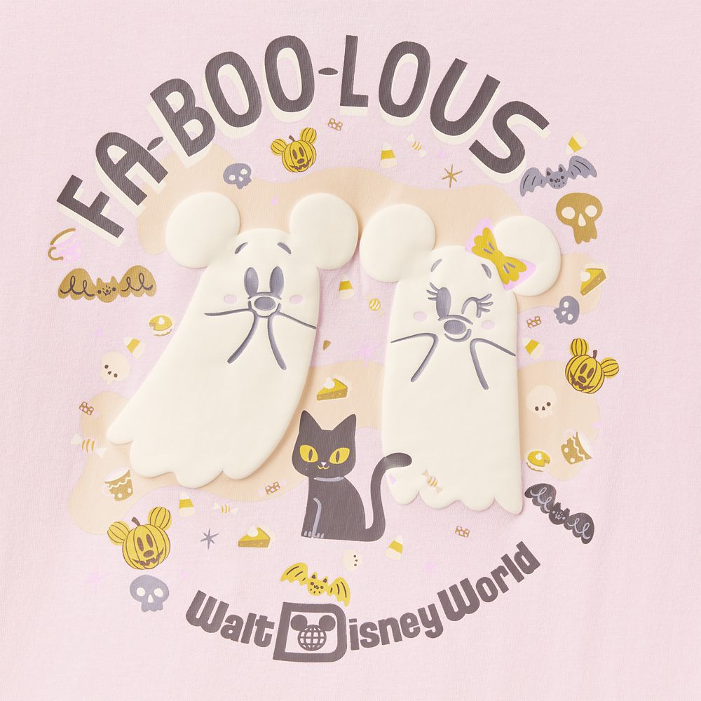 Mickey and Minnie Mouse Cutie Ghost T-Shirt for Women - Walt Disney World