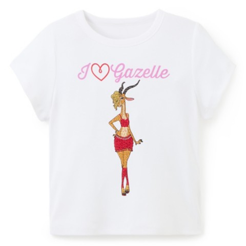 Женские футболки Disney Gazelle Rhinestone T-Shirt for Women – Zootopia