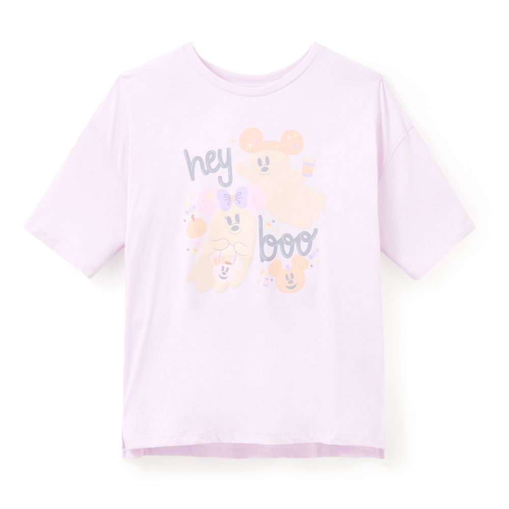 Mickey and Minnie Mouse Cutie Ghost T-Shirt for Women