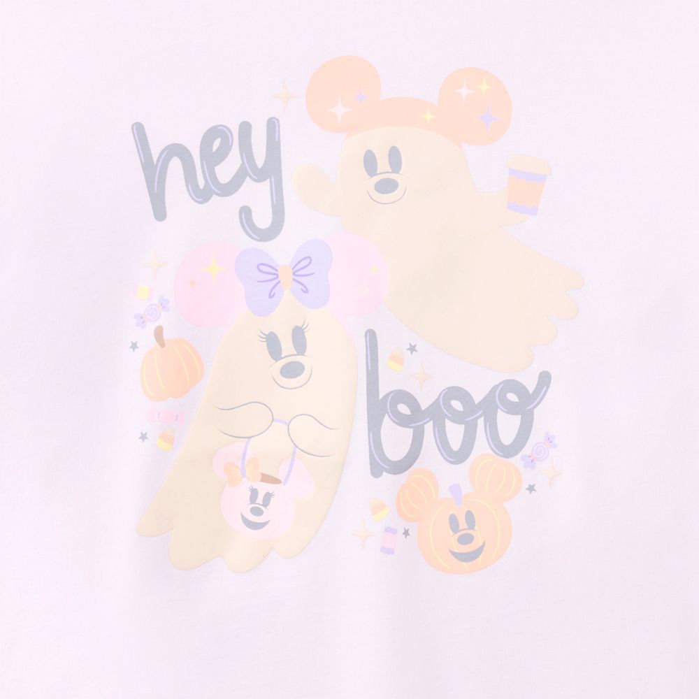Mickey and Minnie Mouse Cutie Ghost T-Shirt for Women