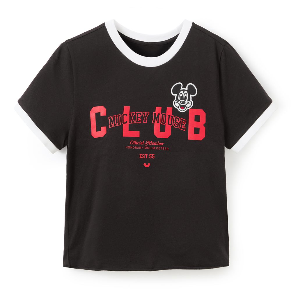 Mickey Mouse Club Ringer T-Shirt for Women by Her Universe