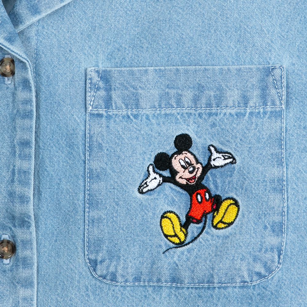 Mickey Mouse and Friends Denim Shirt for Women | Disney Store